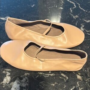 Jeffery Campbell Elegant Tan Ballet Flats